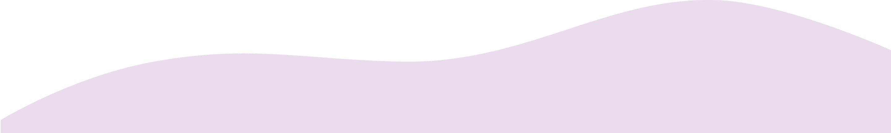 A styled pink wave to decorate the top of the section