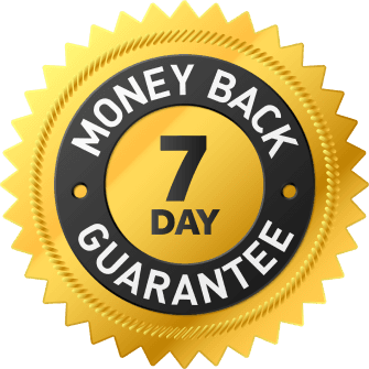 7 day money back guarantee badge