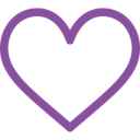 A purple heart