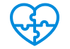 Puzzle Heart Logo